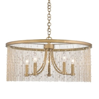 Golden Lighting's Marilyn CRY 5 Light Chandelier