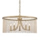 preview thumbnail 1 of 3, Golden Lighting's Marilyn CRY 5 Light Chandelier