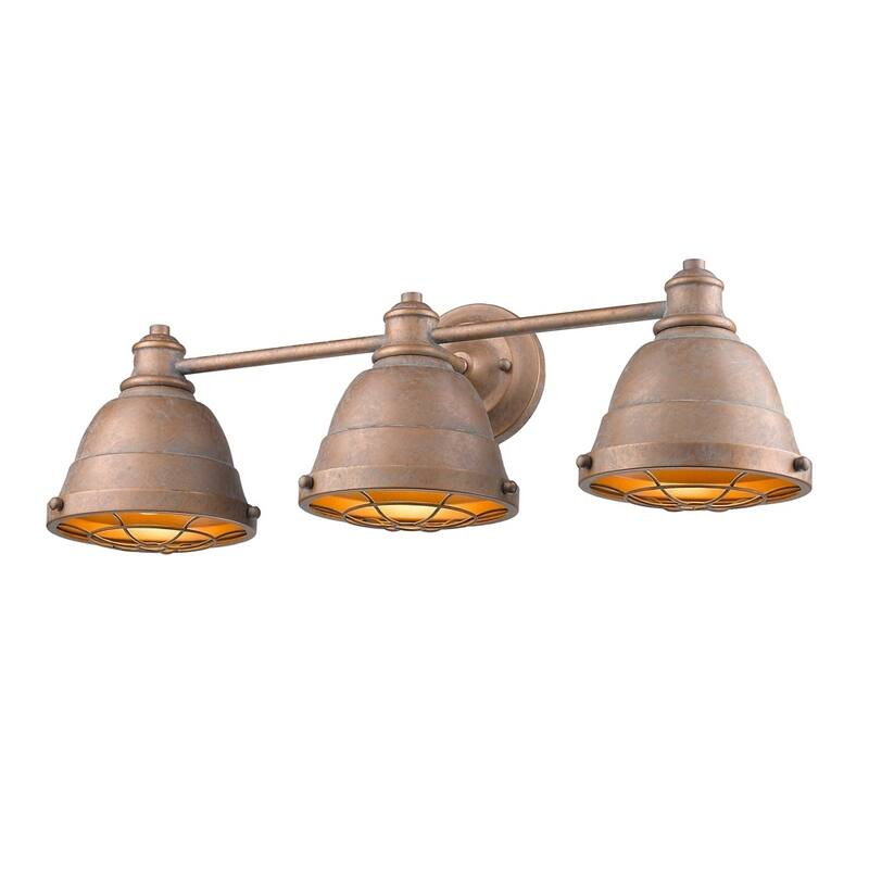 Golden Lighting's Bartlett CP 3 Light Bath Vanity