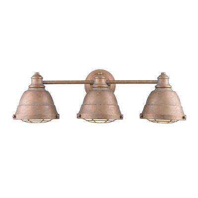 Golden Lighting's Bartlett CP 3 Light Bath Vanity