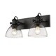 preview thumbnail 3 of 2, Carbon Loft Barton 2-light Urban Bath Vanity