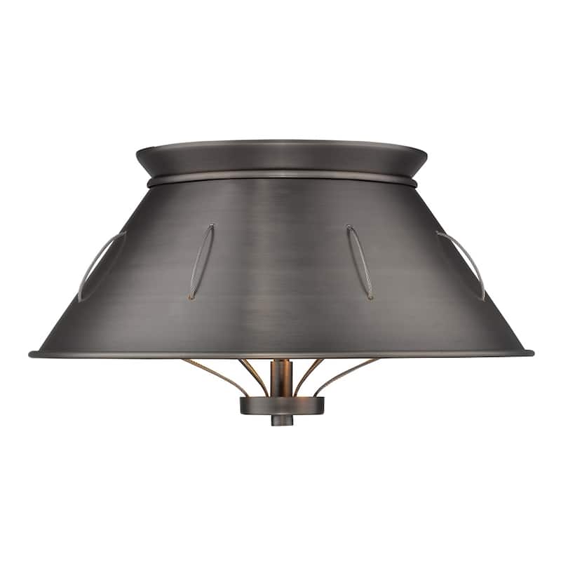 Golden Lighting's Whitaker Flush Mount #7917-FM AS