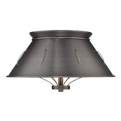 Golden Lighting's Whitaker Flush Mount #7917-FM AS