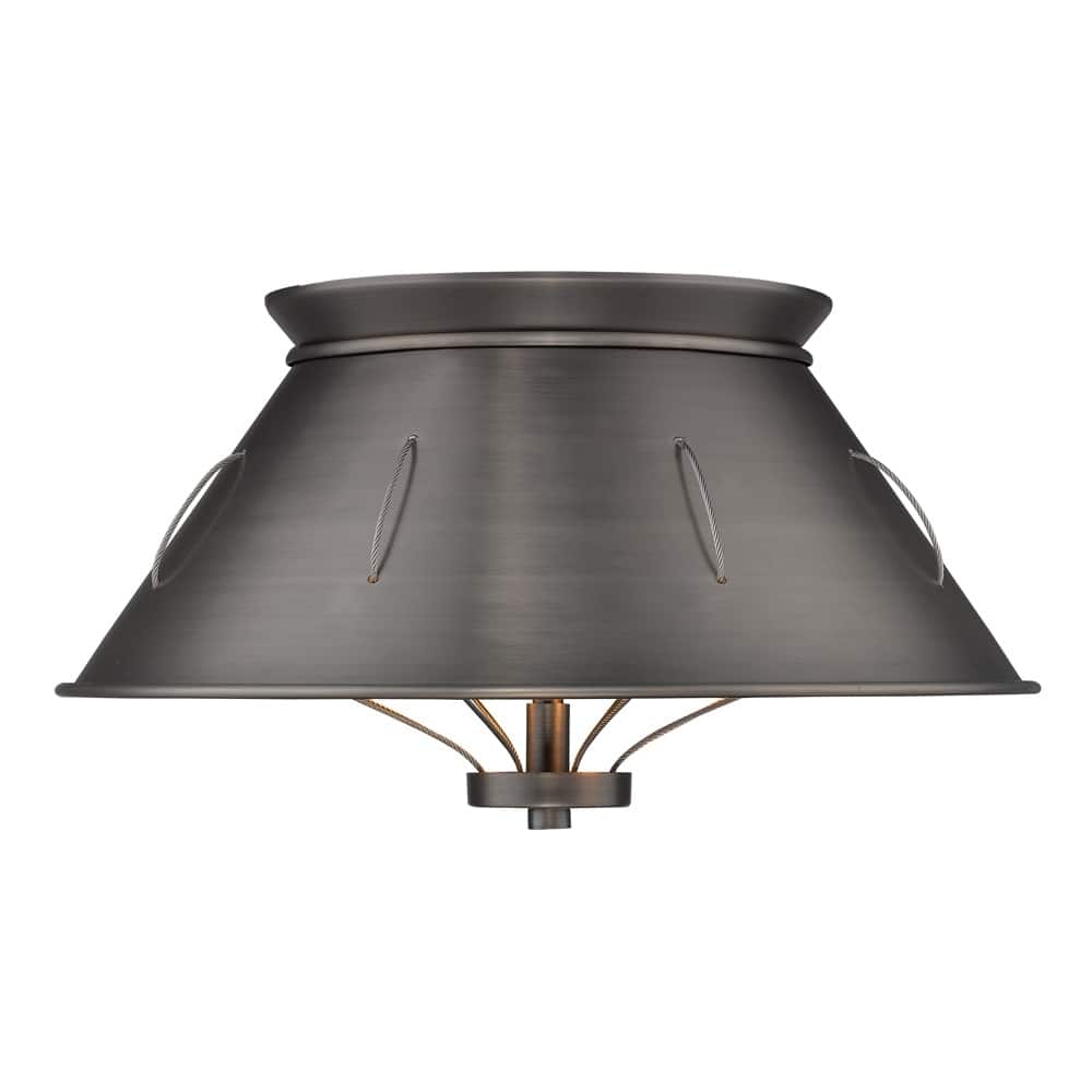 Golden Lighting's Whitaker Flush Mount #7917-FM AS