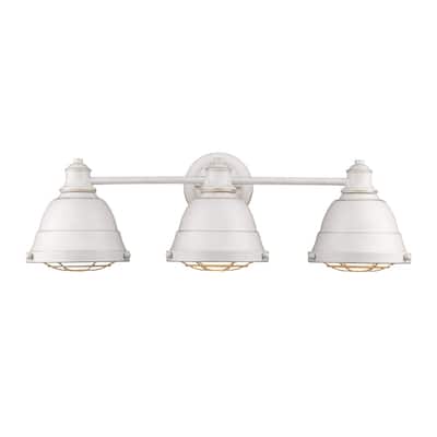 Golden Lighting's Bartlett FW 3 Light Bath Vanity #7312-BA3 FW