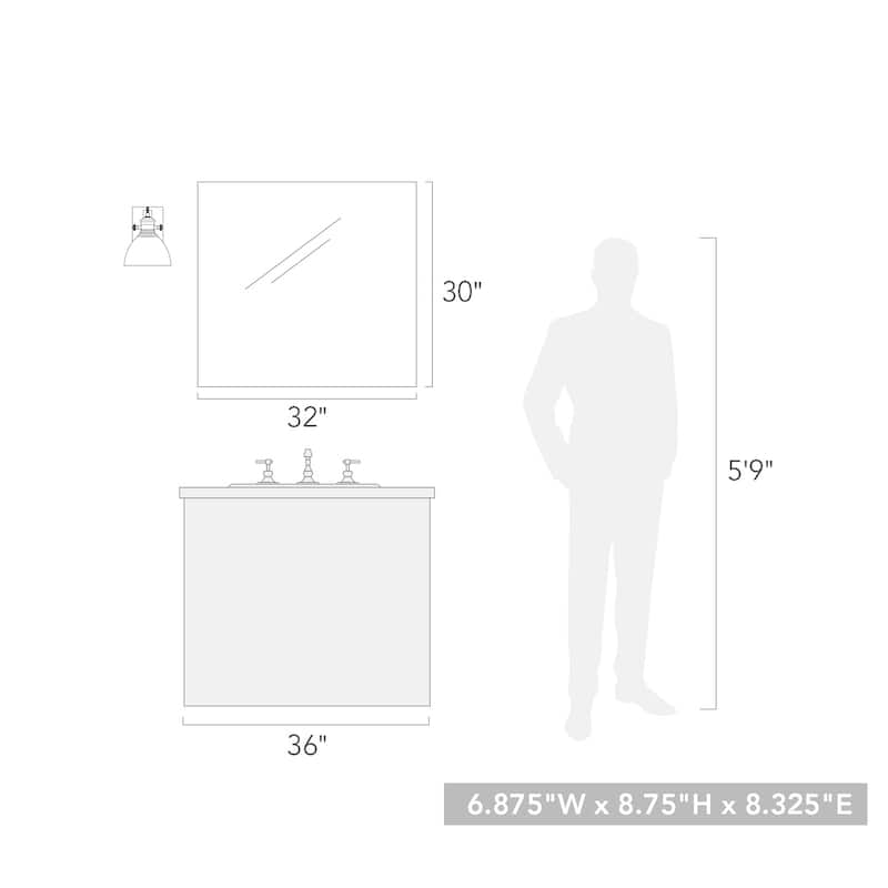 Carbon Loft Barton 1-light Bath Vanity