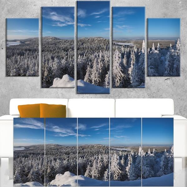 Gory Stolowe from Szczeliniec Mountains Oversized Landscape Wall Art