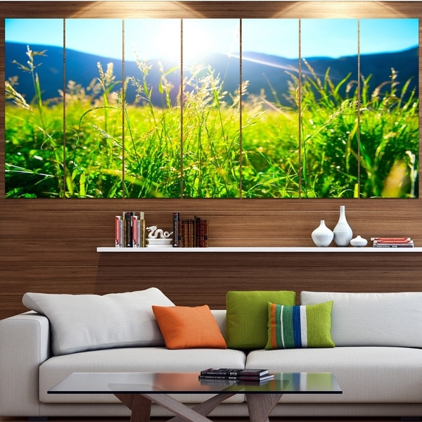 Designart 'Beautiful Green Nature Wonder' Landscape Wall Artwork