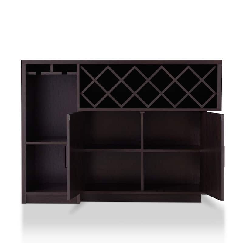 Furniture of America Leo Modern Brown 46-inch Multi-storage Buffet