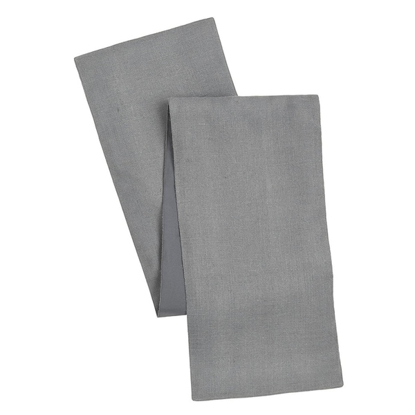 Cotton Craft Solid Color Jute Table Runner Charcoal 13x108 On Cotton Craft Solid Color Jute Table Runner Charcoal 13x108