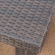 preview thumbnail 8 of 14, Santa Rosa Outdoor 8-Piece Rectangle Aluminum Wicker Dining Sofa Set with Cushions by Christopher Knight Home