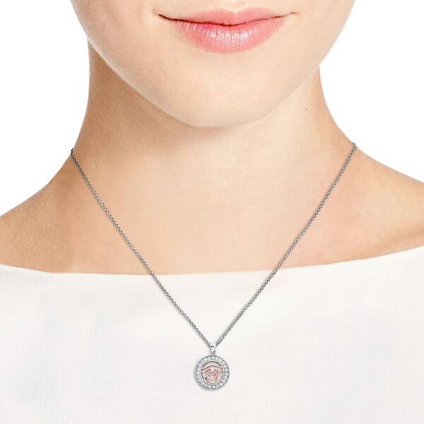 4 Eye of Horus Pendants Egyptian Charms Antiqued Silver Round 2 Sided 18mm 4 Eye of Horus Pendants Egyptian Charms Antiqued Silver Round 2 Sided 18mm