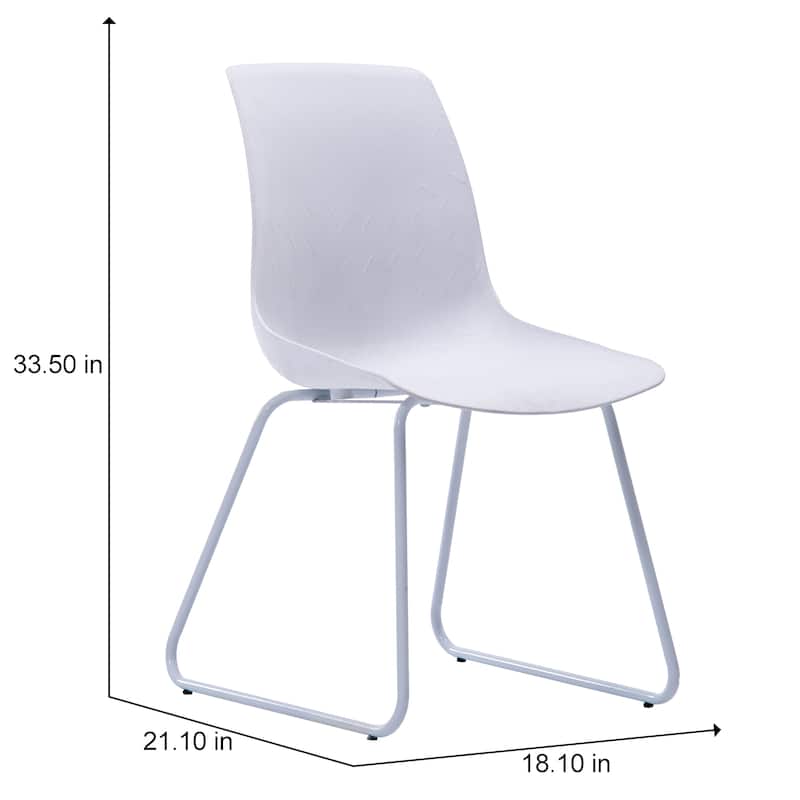 Porthos Home Modern Dining, Side or Desk Chair, Easy Assembly,Set of 2