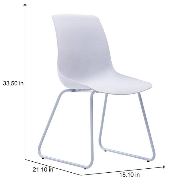 Porthos Home Modern Dining, Side or Desk Chair, Easy Assembly,Set of 2