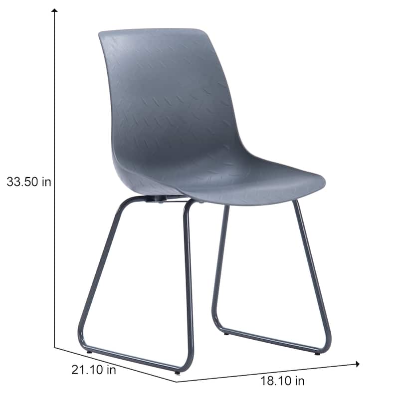 Porthos Home Modern Dining, Side or Desk Chair, Easy Assembly,Set of 2