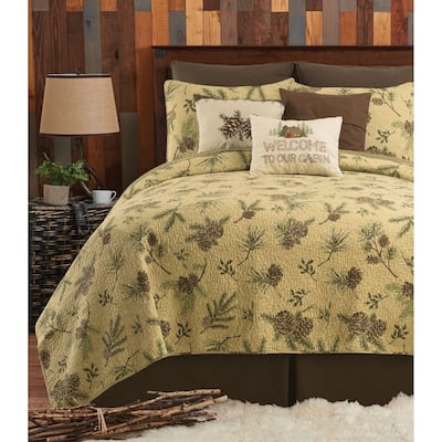 Sierra Retreat Rustic Cotton Quilt Set