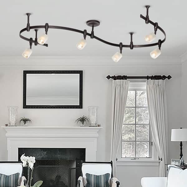Catalina Lighting Murray 6 Light Bullet Flex Rail Track Catalina Lighting Murray 6 Light Bullet Flex Rail Track