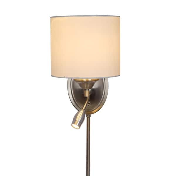 Catalina Lighting Livia Plug In Wall Sconce And Reading Light Lighting Livia Plug In Wall Sconce