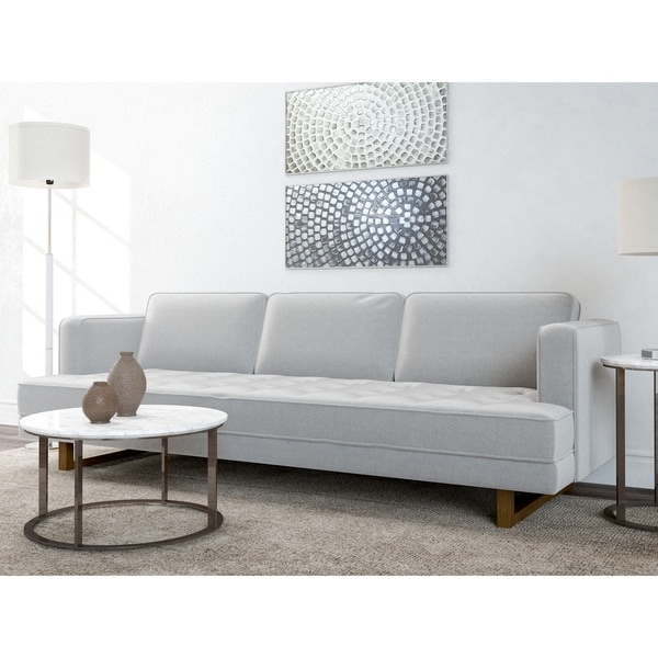 AF Lifestyle Mid-Century Modern Pearl Sofa