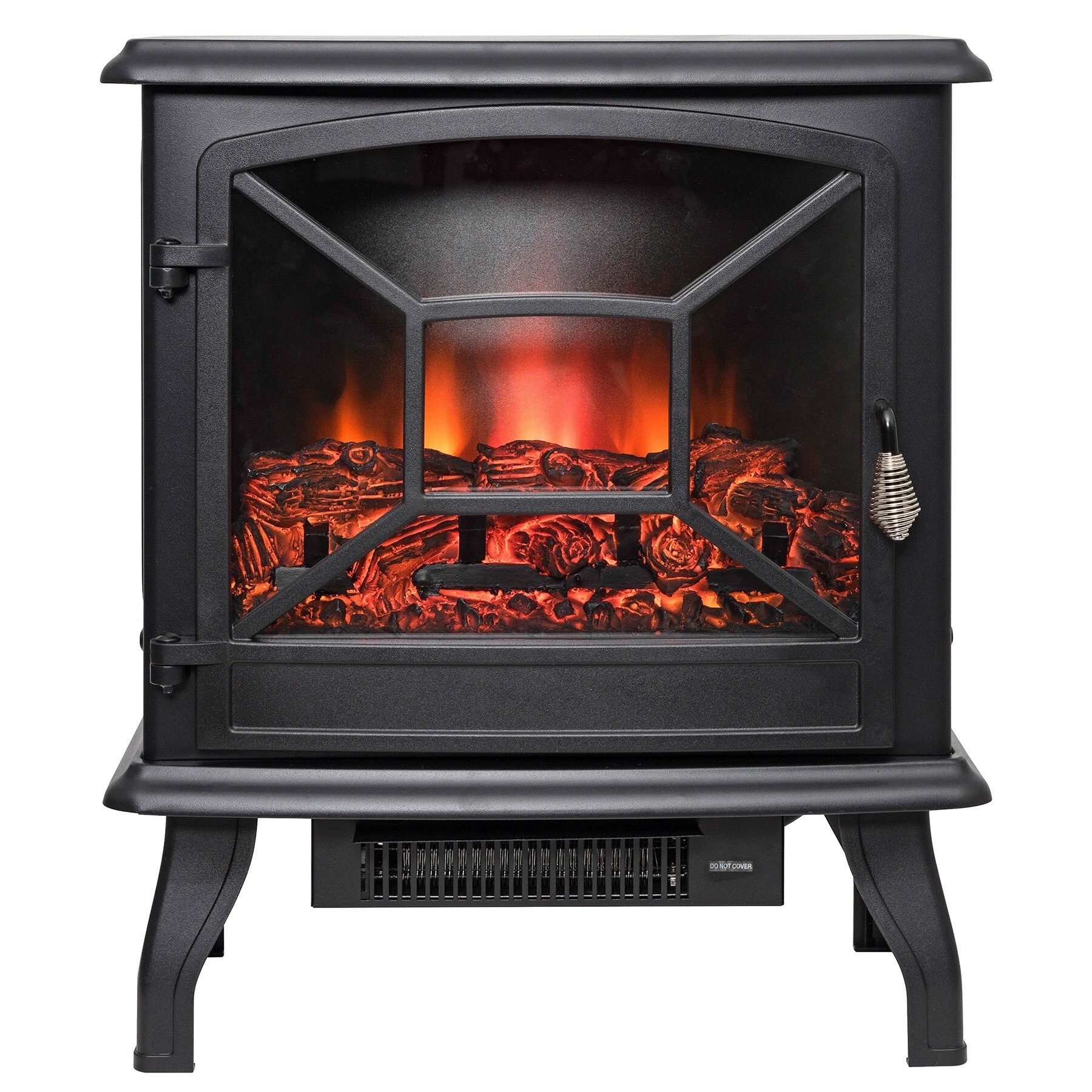 AKDY FP0084 20 Black Freestanding Electric Fireplace 3D Flames Firebox  Logs Heater - Bed Bath u0026 Beyond - 19835227