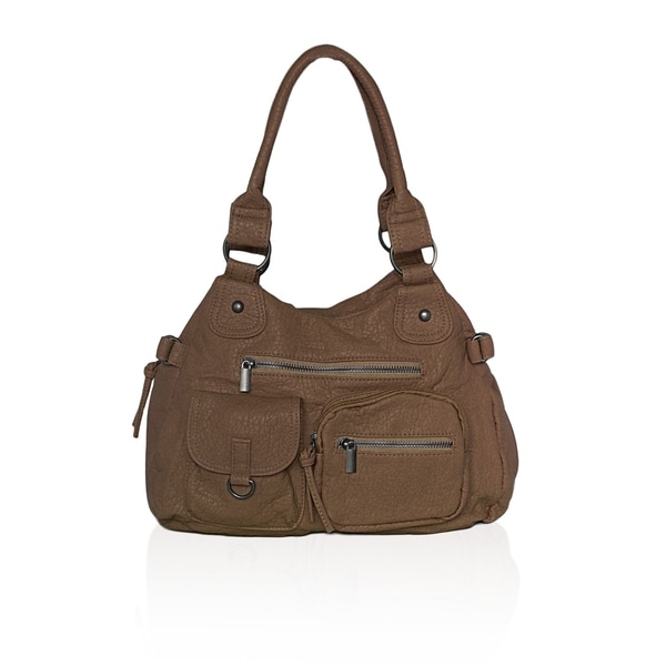 multi pocket shoulder bag