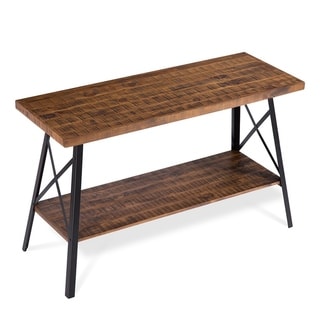 Carbon Loft Enjolras Wood/ Steel Console Table (Wood)