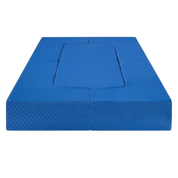 Shop Sleeplanner 8 Inch Memory Foam Folding Mattress Guest Bed