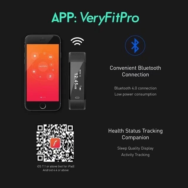 smart wristband app fitness