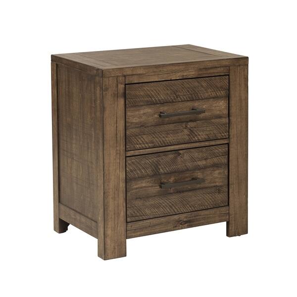 Shop Dajono Rustic Brown Finish 6 Piece Bedroom Set King Bed Dresser Mirror 2 Nightstands And Chest Overstock 19841289