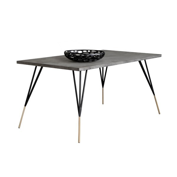 Solterra Midori Grey Rectangular Dining Table. Opens flyout.