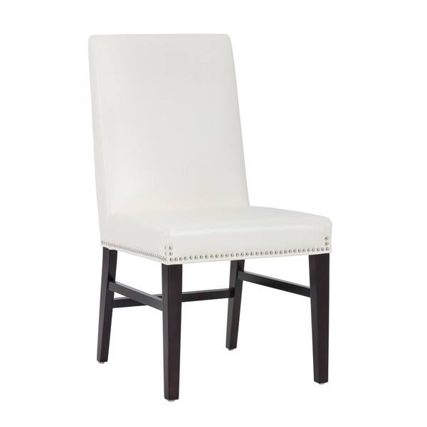 5west Brooke Upholstered Nailhead Side Chairs Set Of 2 Medium Overstock 19842843