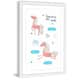 'Unicorns Are Real III' Framed Painting Print - Multi-Color - Bed Bath ...