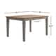 preview thumbnail 14 of 14, Elena Antique Grey Extendable Counter Height Dining Set - Double X Back by iNSPIRE Q Classic
