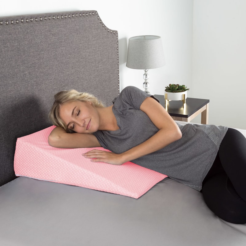 Windsor Home Memory Foam Wedge Pillow with Rayon from Bamboo Fiber Cover