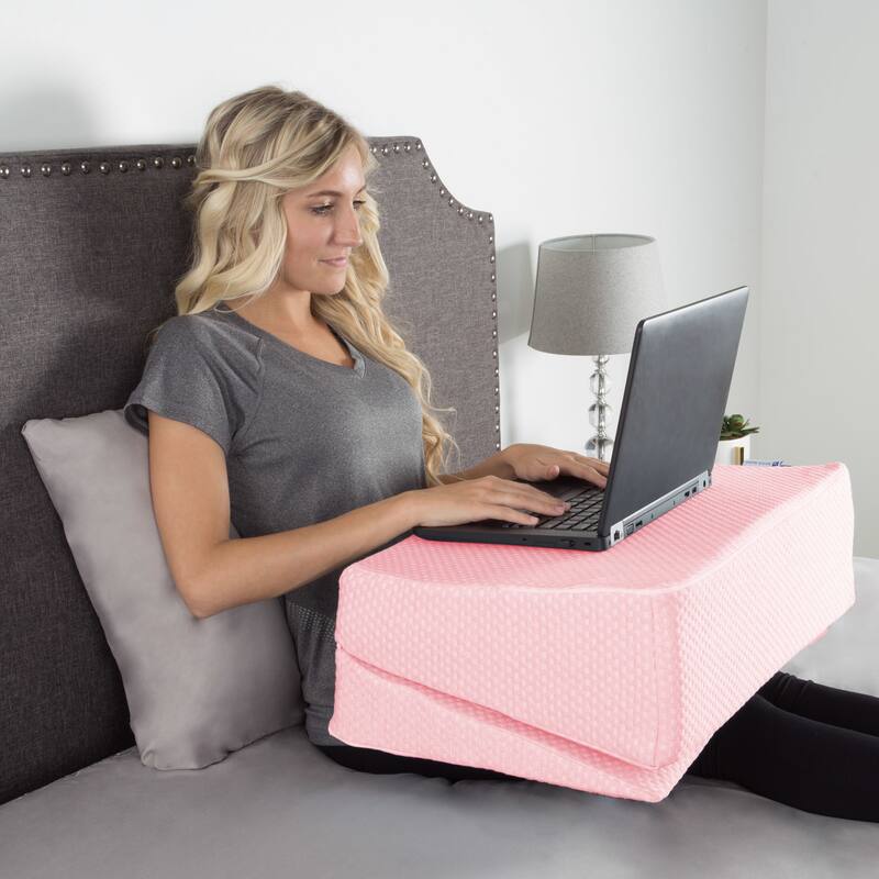 Windsor Home Memory Foam Folding Wedge Pillow with Rayon from Bamboo Fiber Cover