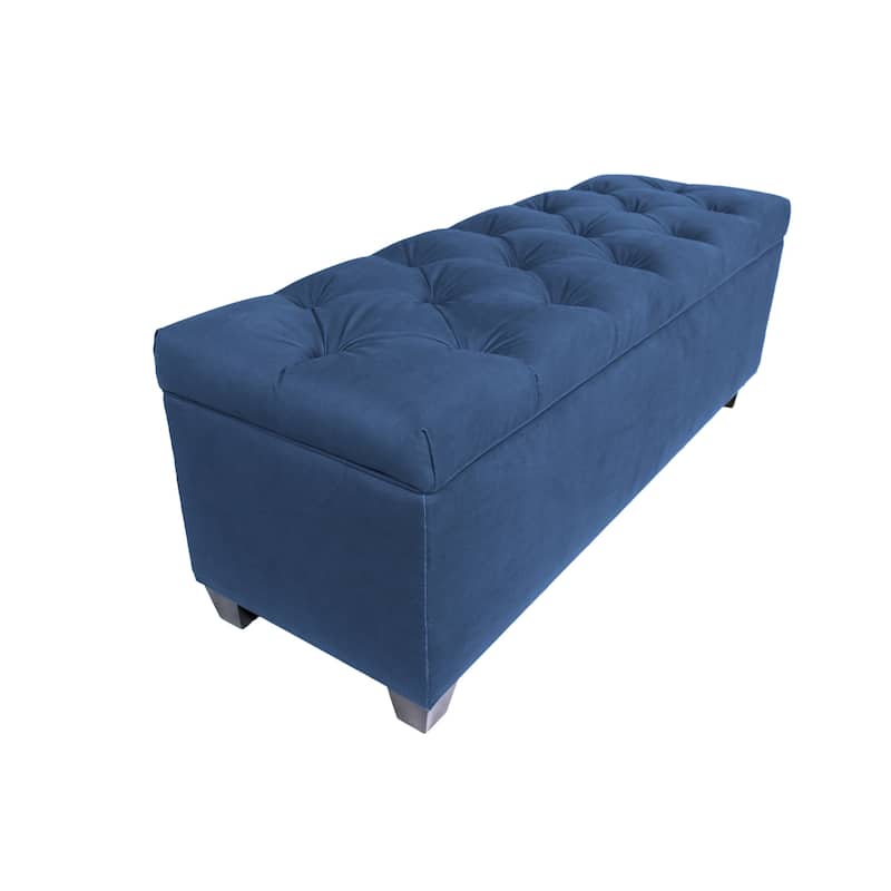 Sole Secret Diamond Tufted OBSESSION Linen Storage Bench