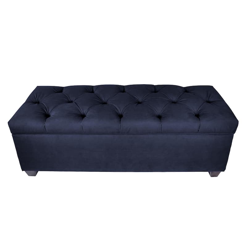 Sole Secret Diamond Tufted OBSESSION Linen Storage Bench