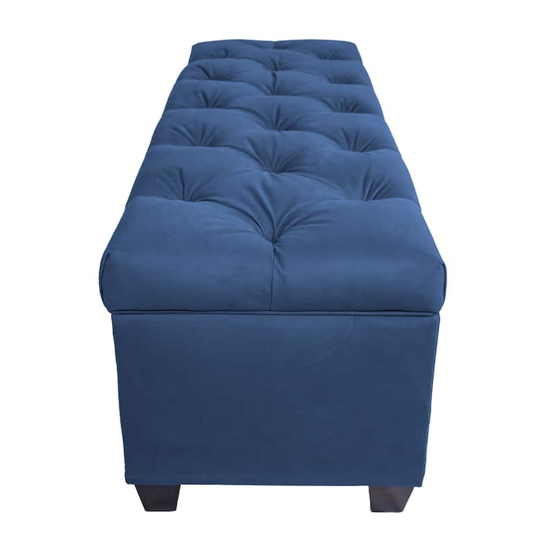 Sole Secret Diamond Tufted OBSESSION Linen Storage Bench