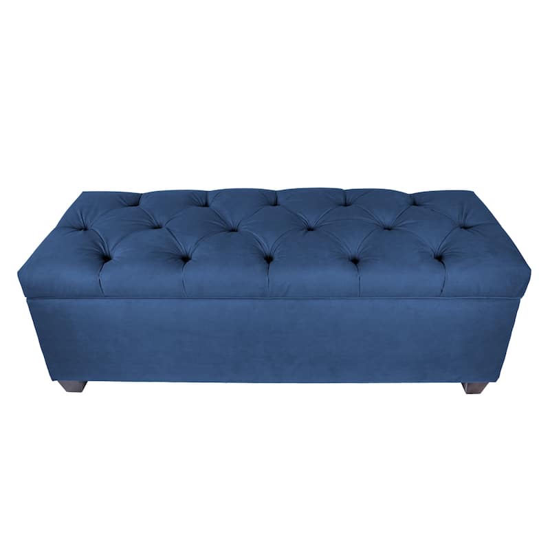 Sole Secret Diamond Tufted OBSESSION Linen Storage Bench