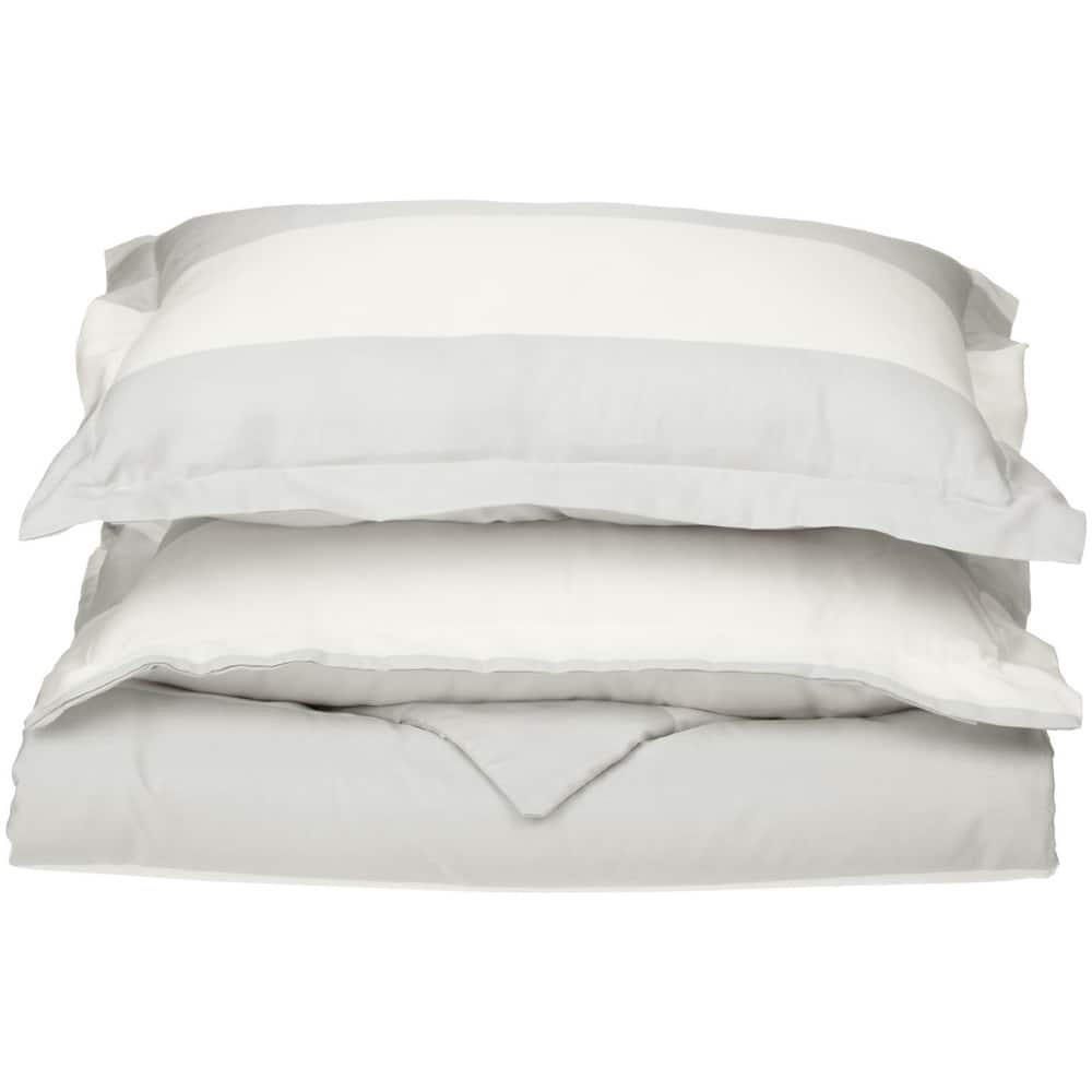 Kotter Home 600 Thread Count Monaco Stripe Cotton Duvet Cover