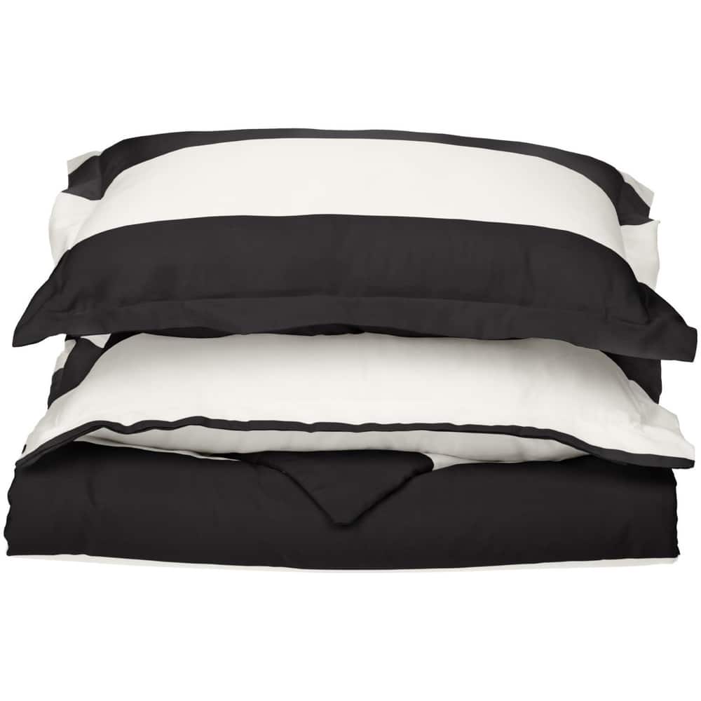 Kotter Home 600 Thread Count Monaco Stripe Cotton Duvet Cover