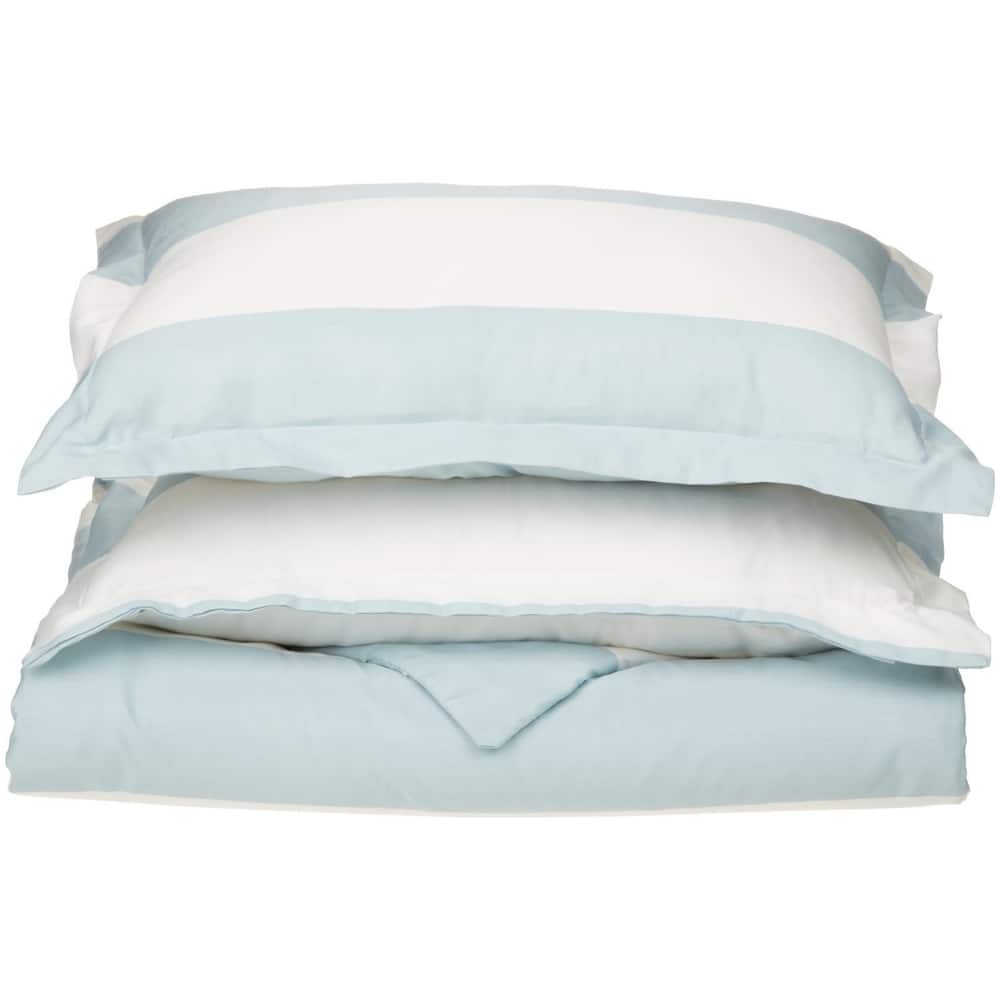 Kotter Home 600 Thread Count Monaco Stripe Cotton Duvet Cover