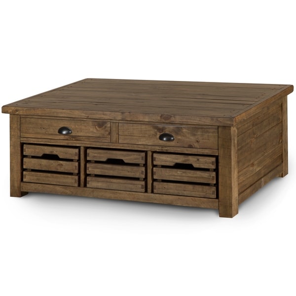 Stratton Rustic Warm Nutmeg Lift Top Storage Coffee Table With Stratton Rustic Warm Nutmeg Lift Top Storage Coffee Table With Casters