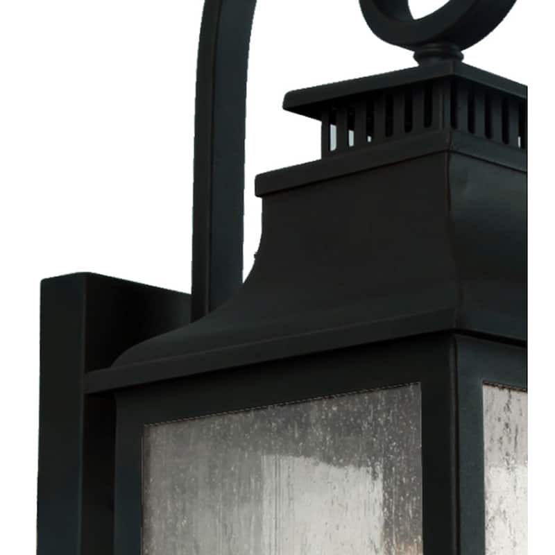 Morgan 3 Light Exterior Light in Imperial Black Finish