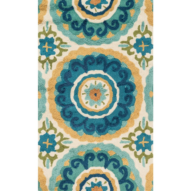 Alexander Home Retro Modern & Contemporary Hand-Hooked Rug