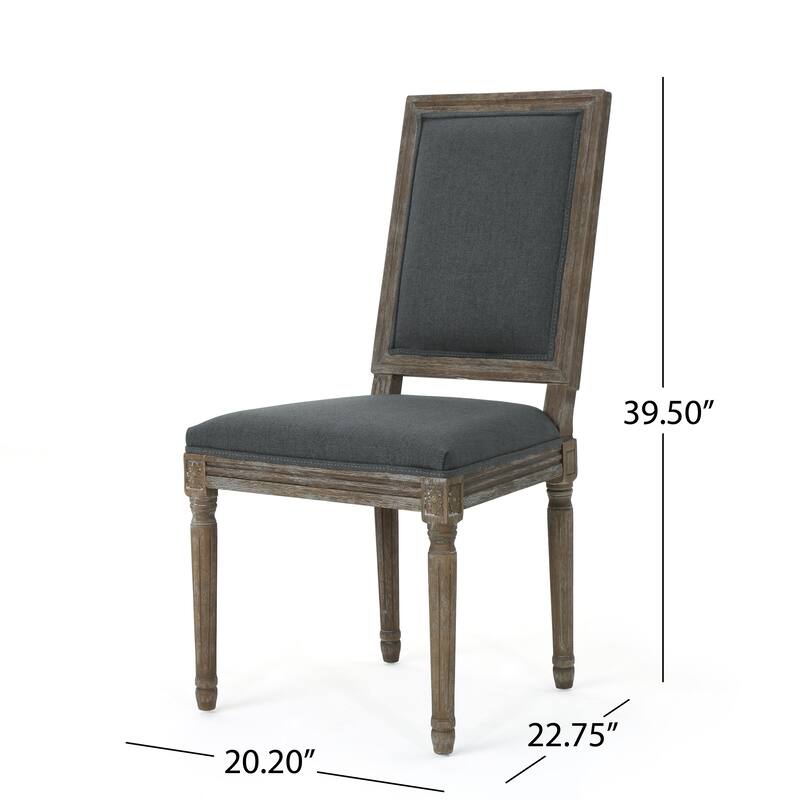 Ledger Traditional Fabric Dining Chair (Set of 2) by Christopher Knight Home