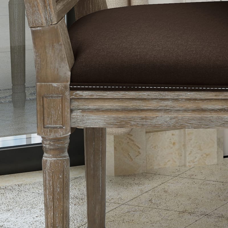 Ledger Traditional Fabric Dining Chair (Set of 2) by Christopher Knight Home