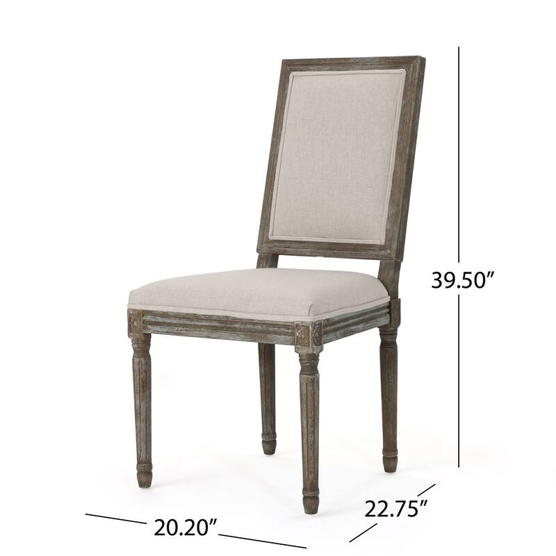 Ledger Traditional Fabric Dining Chair (Set of 2) by Christopher Knight Home