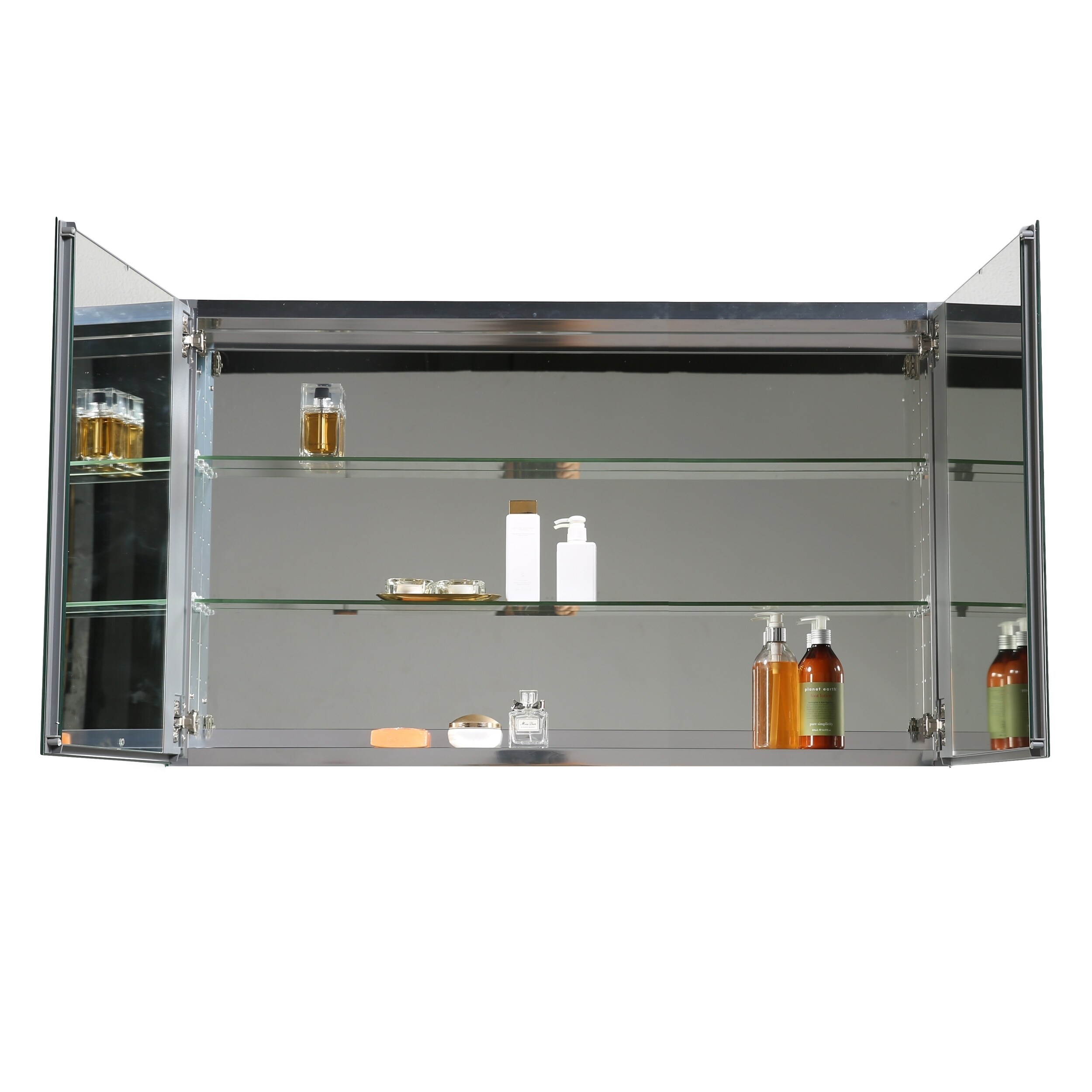 Shop Eviva Mirror Medicine Cabinet 48 With Led Lights Overstock 19848679