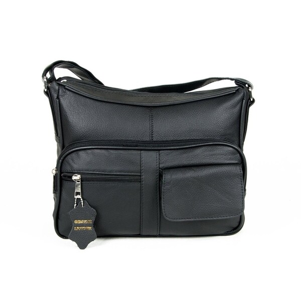 Shop AFONiE Genuine Leather Shoulder or Crossbody Handbag - On Sale - Free Shipping Today ...